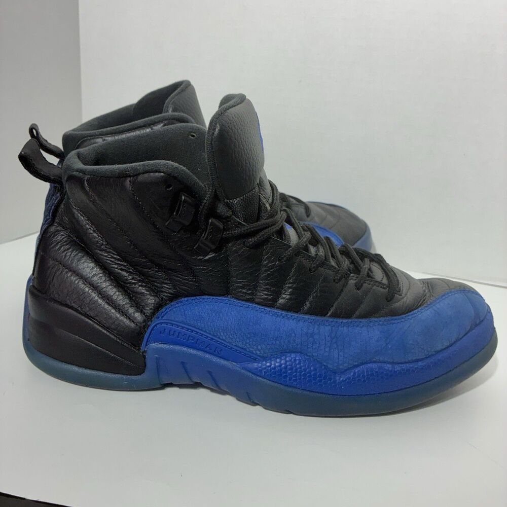 Nike Air Jordan 12 Retro Game Royal Men’s Size 10.5 Black Blue 130690-014